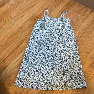 Very soft Floral girls spaghetti strap dress